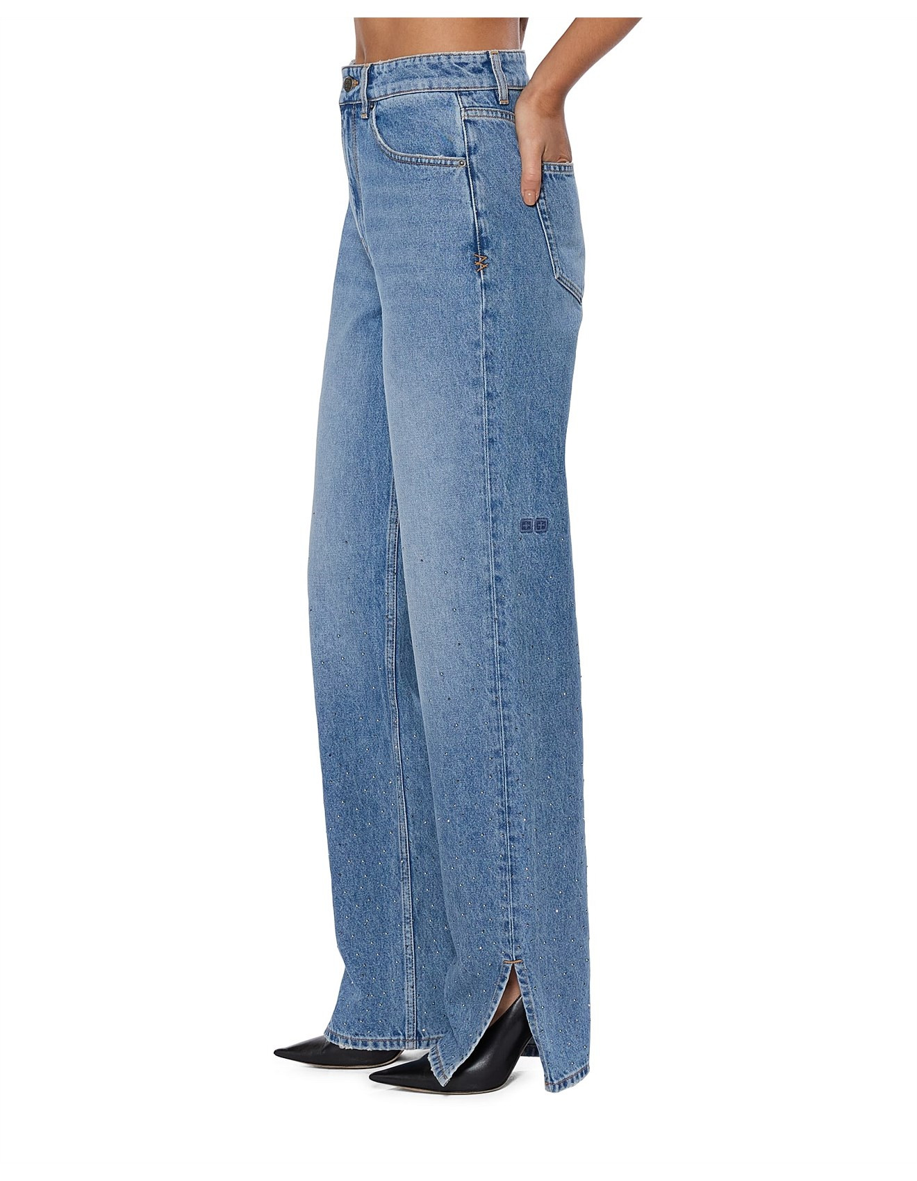 Playback High Rise Straight Jean | David Jones (Australia & New Zealand)