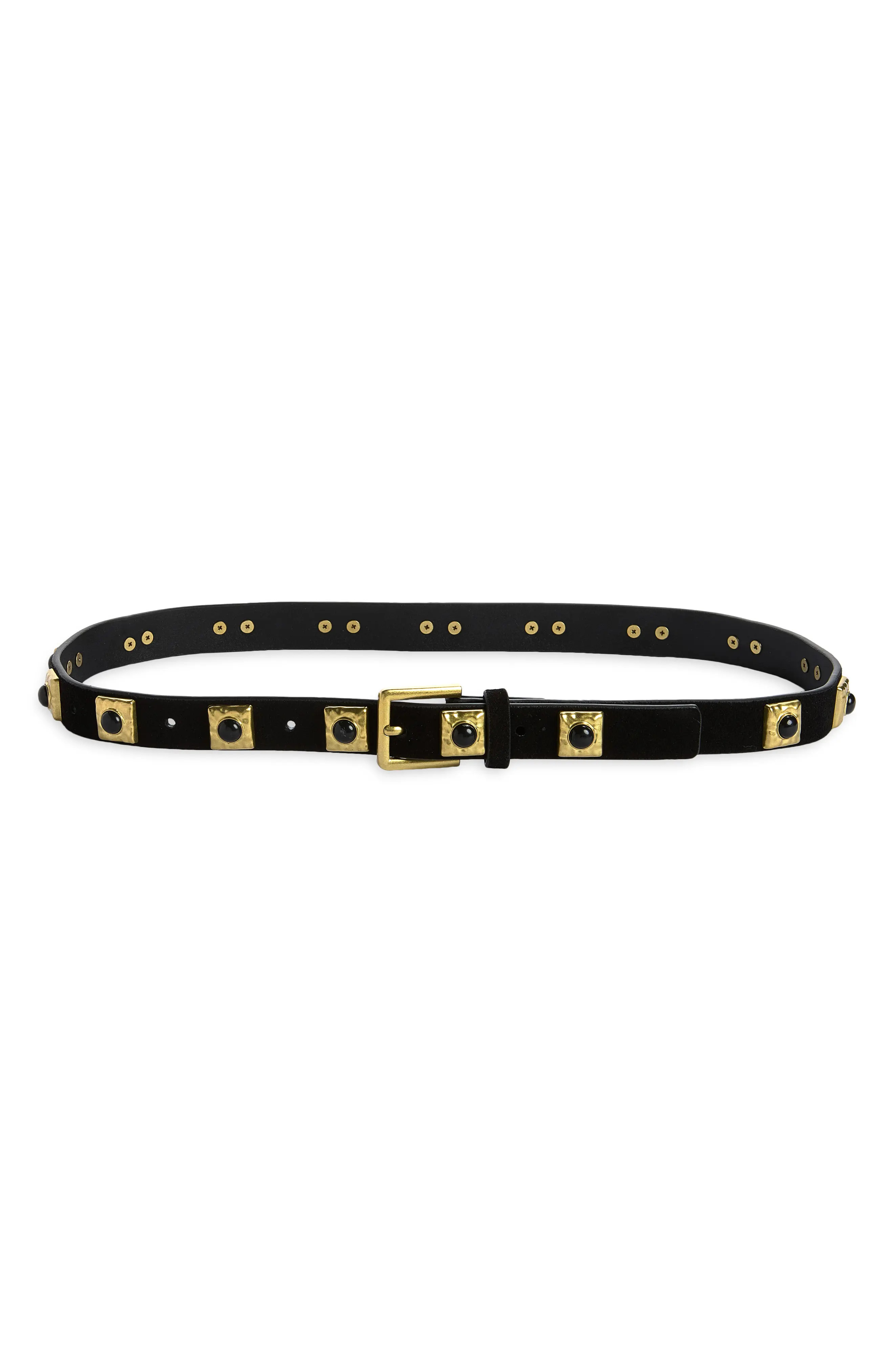Treasure & Bond Dolly Stone Detail Leather Belt (Women) | Nordstrom | Nordstrom