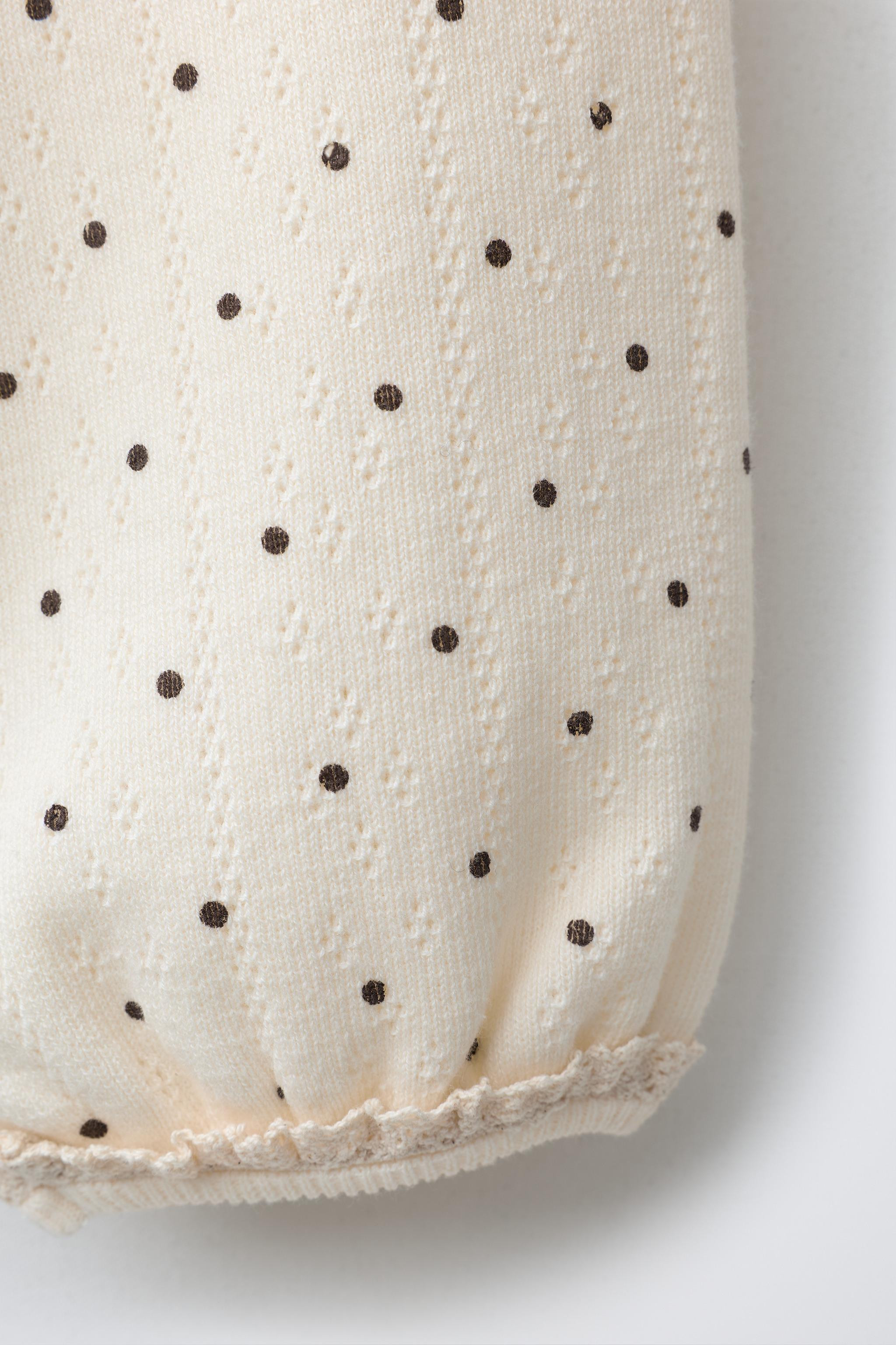 POLKA DOT KNIT PANTS | Zara US
