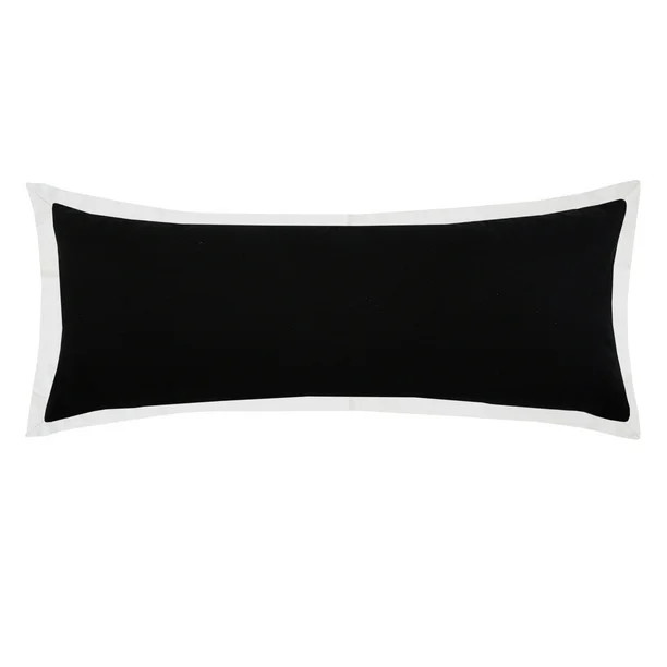 LR Home Nox Empire Bordered Throw Pillow , Black / White, 14" x 36" - Walmart.com | Walmart (US)