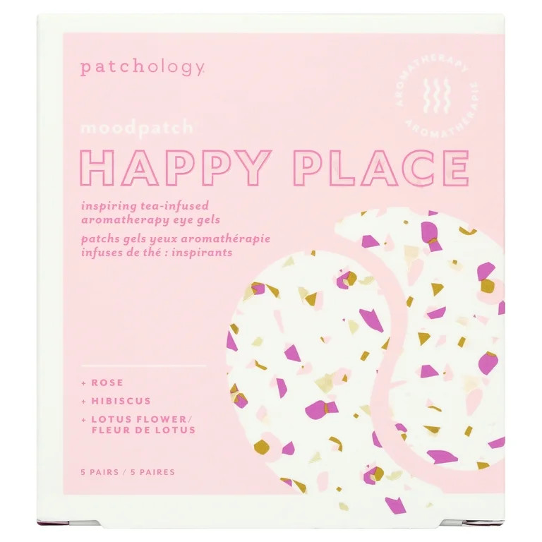 Patchology Moodpatch Happy Place Puffiness and Wrinkles Reducer Under Eye Masks Gel Skin Care, 5 ... | Walmart (US)