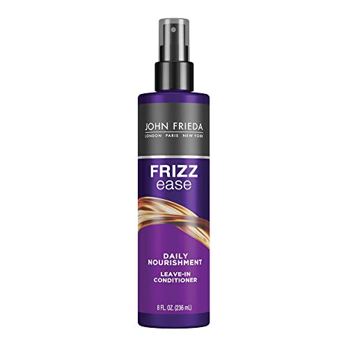 John Frieda Frizz Ease Daily Nourishment Leave-In Conditioner, Detangles Frizzy, Damaged Hair, Reduces Breakage, Protects Against Heat, with Vitamins A, C, E & Green Tea Extract, 8 Oz | Amazon (US)