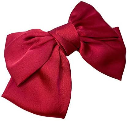 Amazon.com : Bows for Women Girls Hair Clips Barettes Pins Large Red Hair Bow Styling Accessories... | Amazon (US)