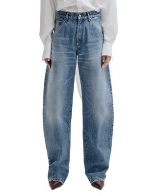 Darkpark Cotton Barrel Leg Jeans in Blue | Bloomingdale's (US)