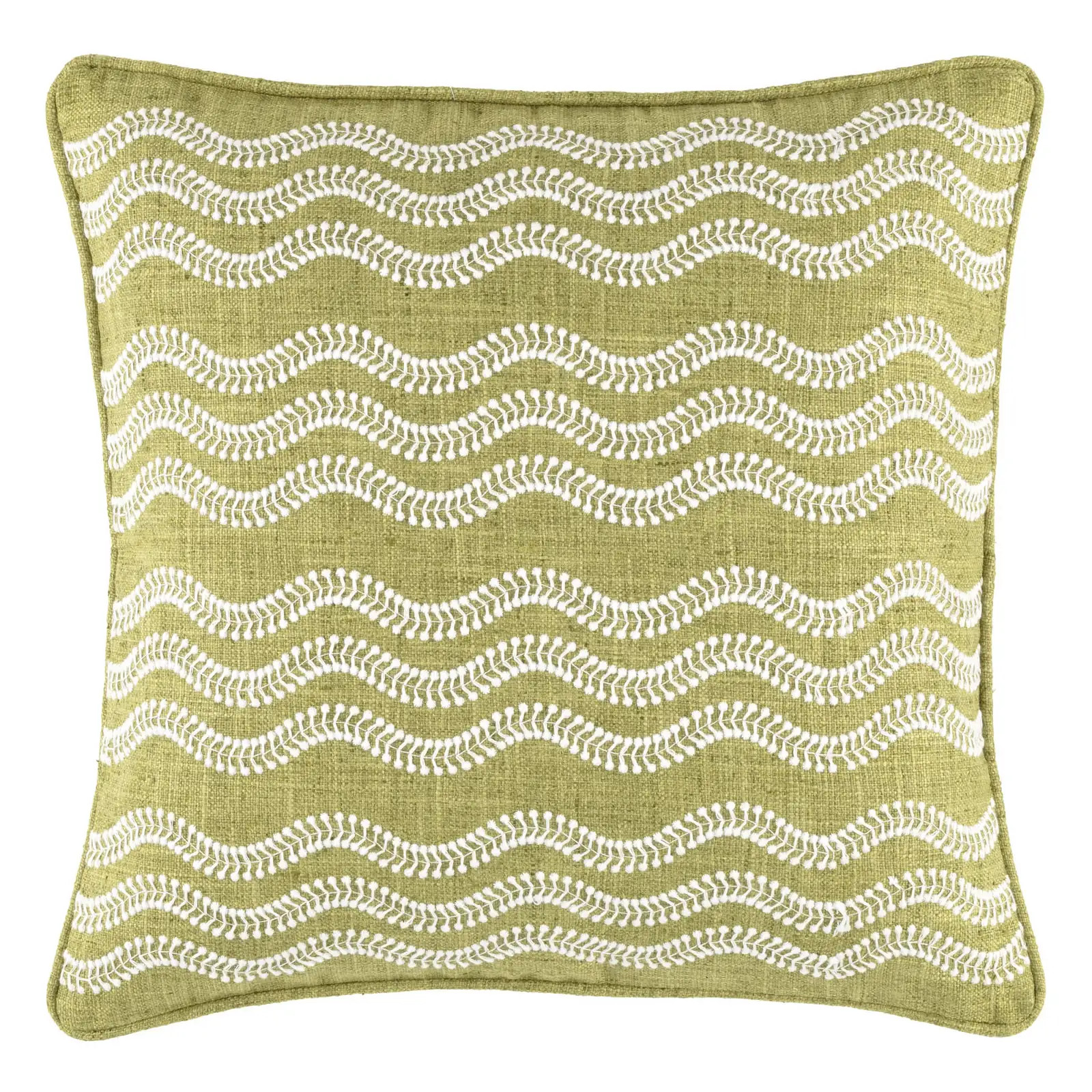 Scout Embroidered Indoor/Outdoor Decorative Pillow Cover | Annie Selke