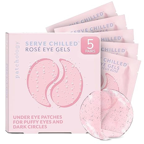 Patchology Serve Chilled Rosé Hydrating Under Eye Patches – Hyaluronic Acid & Antioxidant-Infu... | Amazon (US)