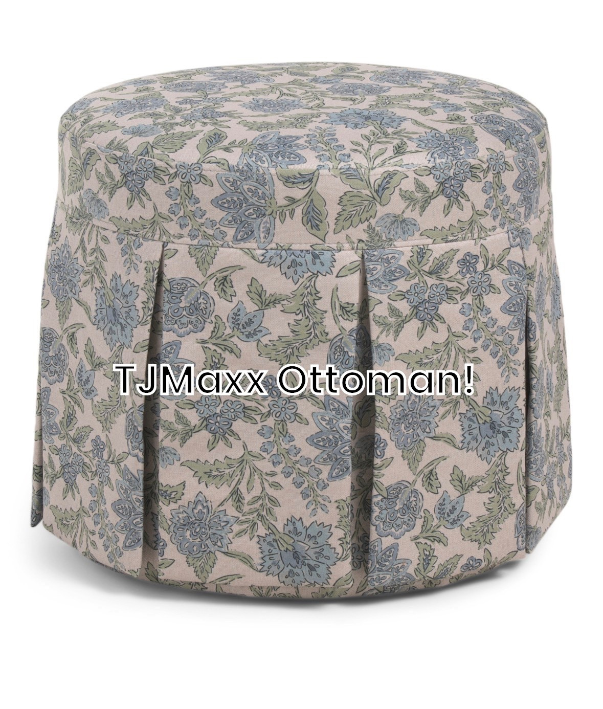 This skirted ottoman from @tjmaxx looks so expensive but it’s under $100. 

#livingroom #livingroomdecor #tjmaxx #tjmaxxhome #tjmaxxfinds #home #homedecor #affordablefurniture #ottoman #grandmillennialdecor #grandmillennialhomedecor 
