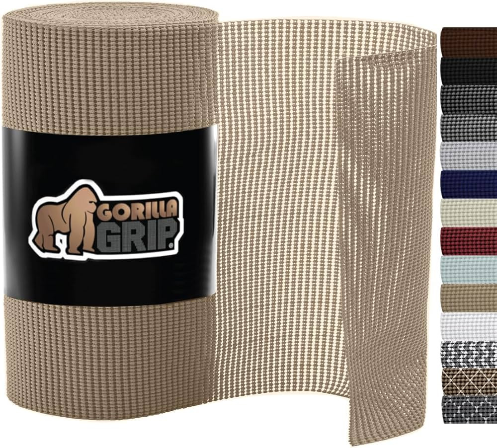 Gorilla Grip Drawer Shelf and Cabinet Liner, Thick Strong Grip, Non-Adhesive Liners Protect Kitch... | Amazon (US)