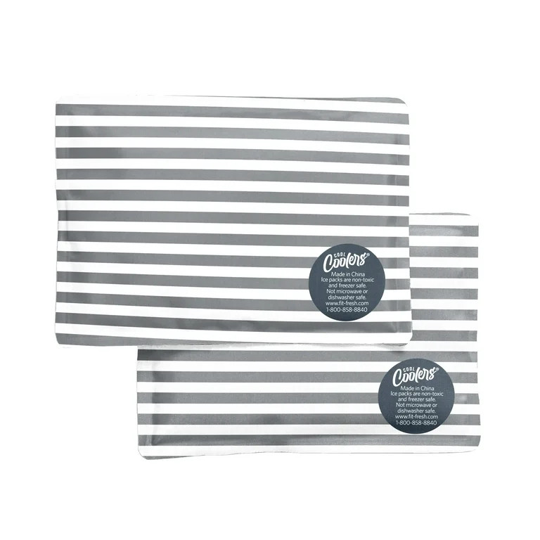 Cool Coolers by Fit & Fresh 2 Pack Soft Ice, Flexible, Reusable Ice Packs for Lunch Boxes & Coole... | Walmart (US)