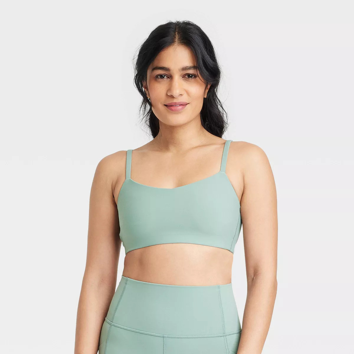 Women's Everyday Soft Light Support Strappy Sports Bra - All In Motion™ | Target
