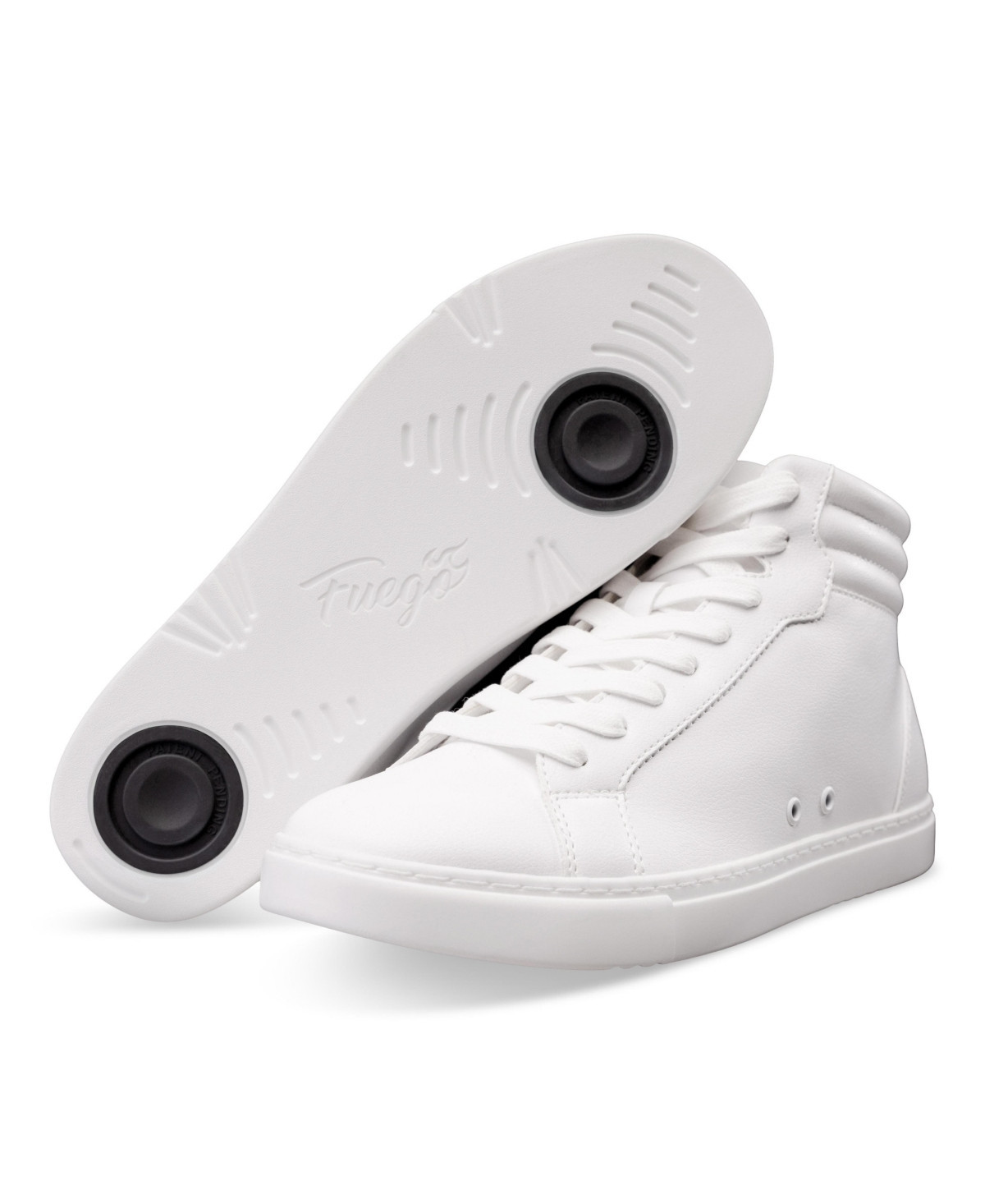 Fuego Men's White High-top Sneaker - White | Macy's