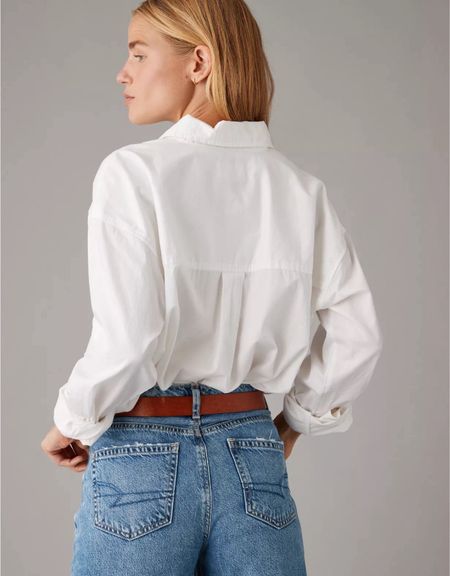 AE Perfect Button-Up Shirt only $14

#LTKOver40 #LTKFindsUnder50 #LTKSaleAlert
