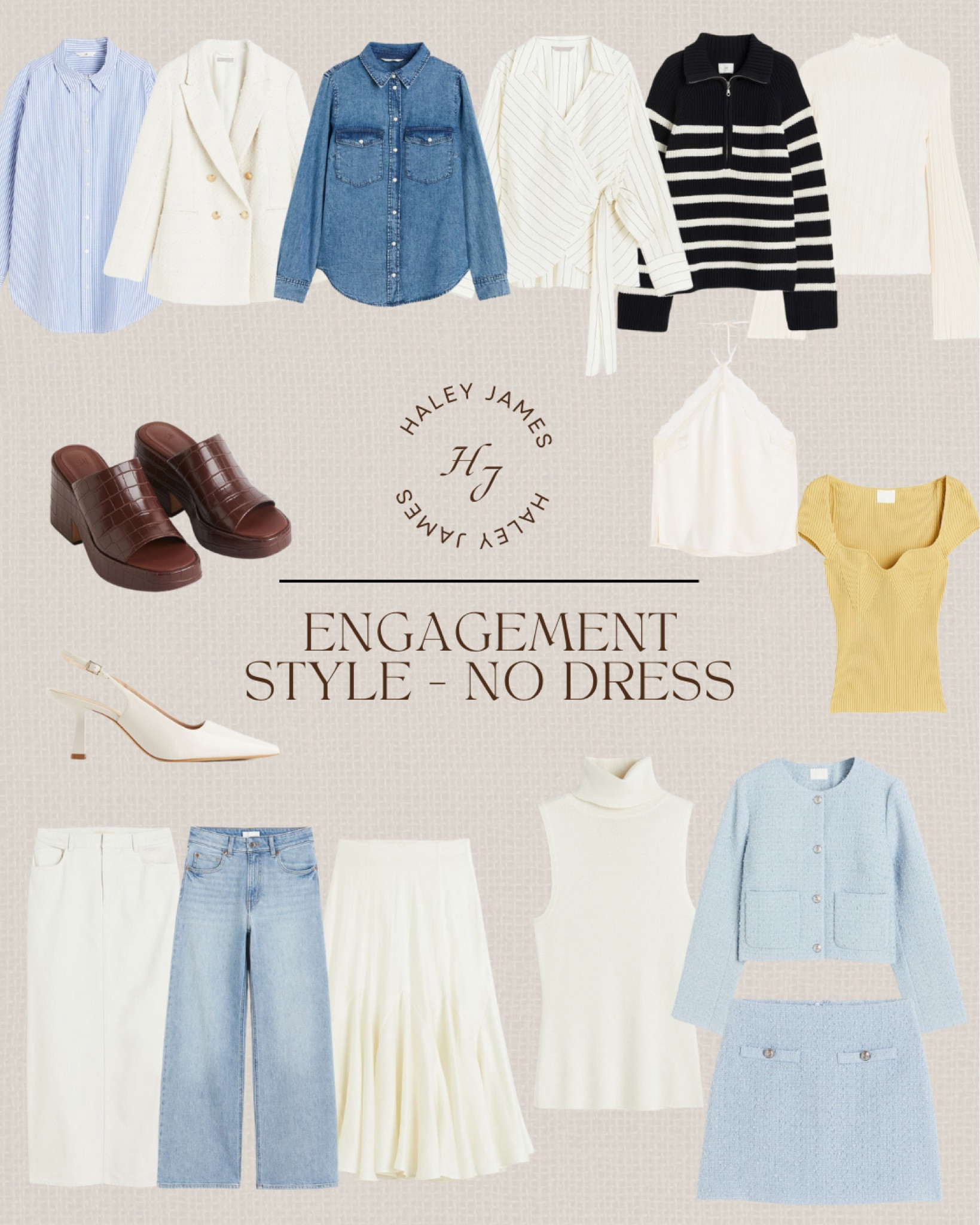 Haley James Style: Engagement Style No Dress 

#LTKstyletip #LTKunder100 #LTKwedding