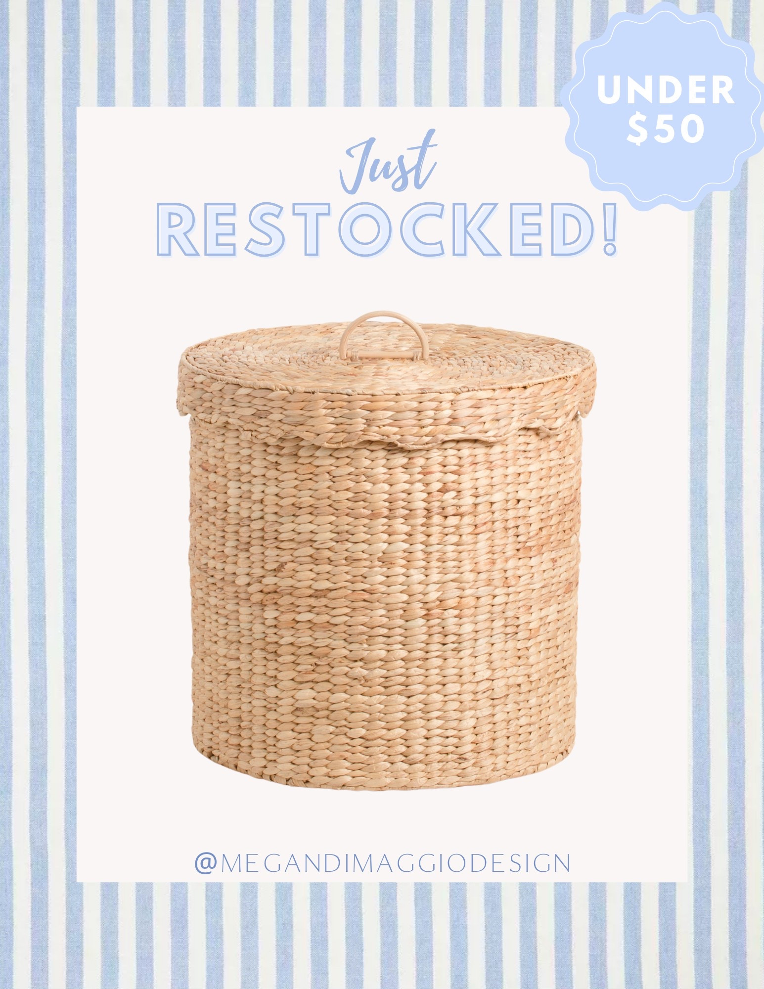 🏃🏼‍♀️🏃🏼‍♀️🏃🏼‍♀️Scalloped storage basket back in stock!!! This is the large size!! Will go fast 🤍

#LTKHome #LTKFamily #LTKFindsUnder50