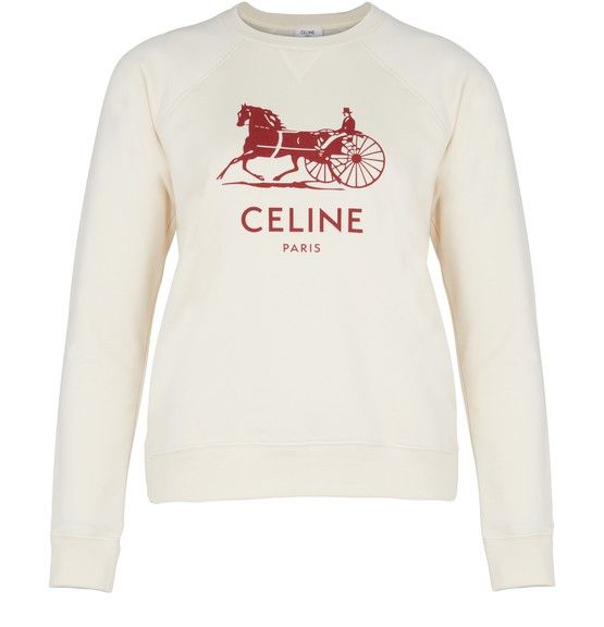 Celine Silky Cotton/Cashmere Sweatshirt | 24S (APAC/EU)