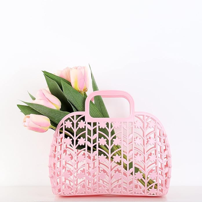 BABANA Jelly Bags - Reusable Gift Basket - Girls Beach Bag - Toddler, Kids Jelly Purse - Hallowee... | Amazon (US)