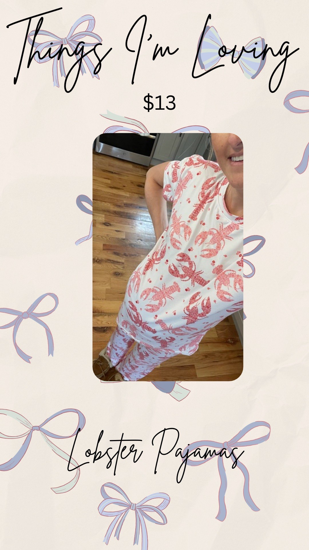 Cheap pajamas. Walmart finds. Lobster pajamas. Bump friendly

#LTKFindsUnder50 #LTKSaleAlert #LTKBump