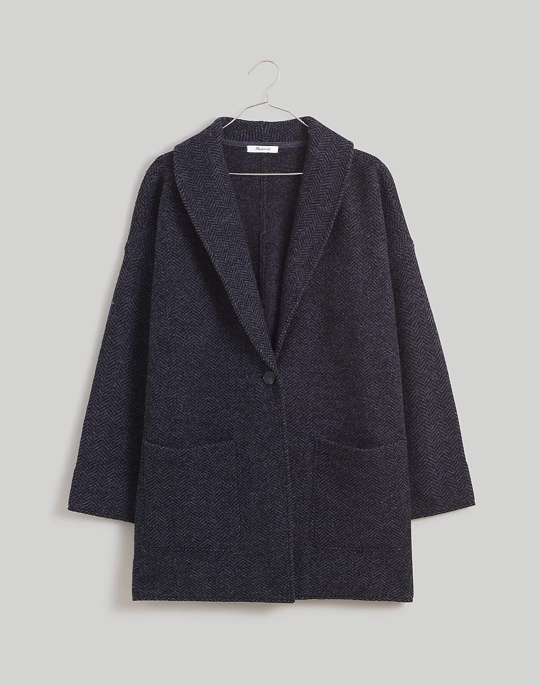 Boiled Wool Sweater Blazer | Madewell