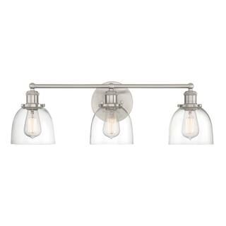 Home Decorators Collection Evelyn 3-Light Brushed Nickel Vanity Light-HB2586-35 - The Home Depot | The Home Depot