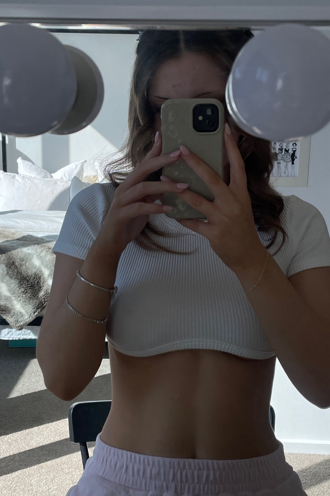 love me a pink + white combo for days spent lounging around 🤍🎀