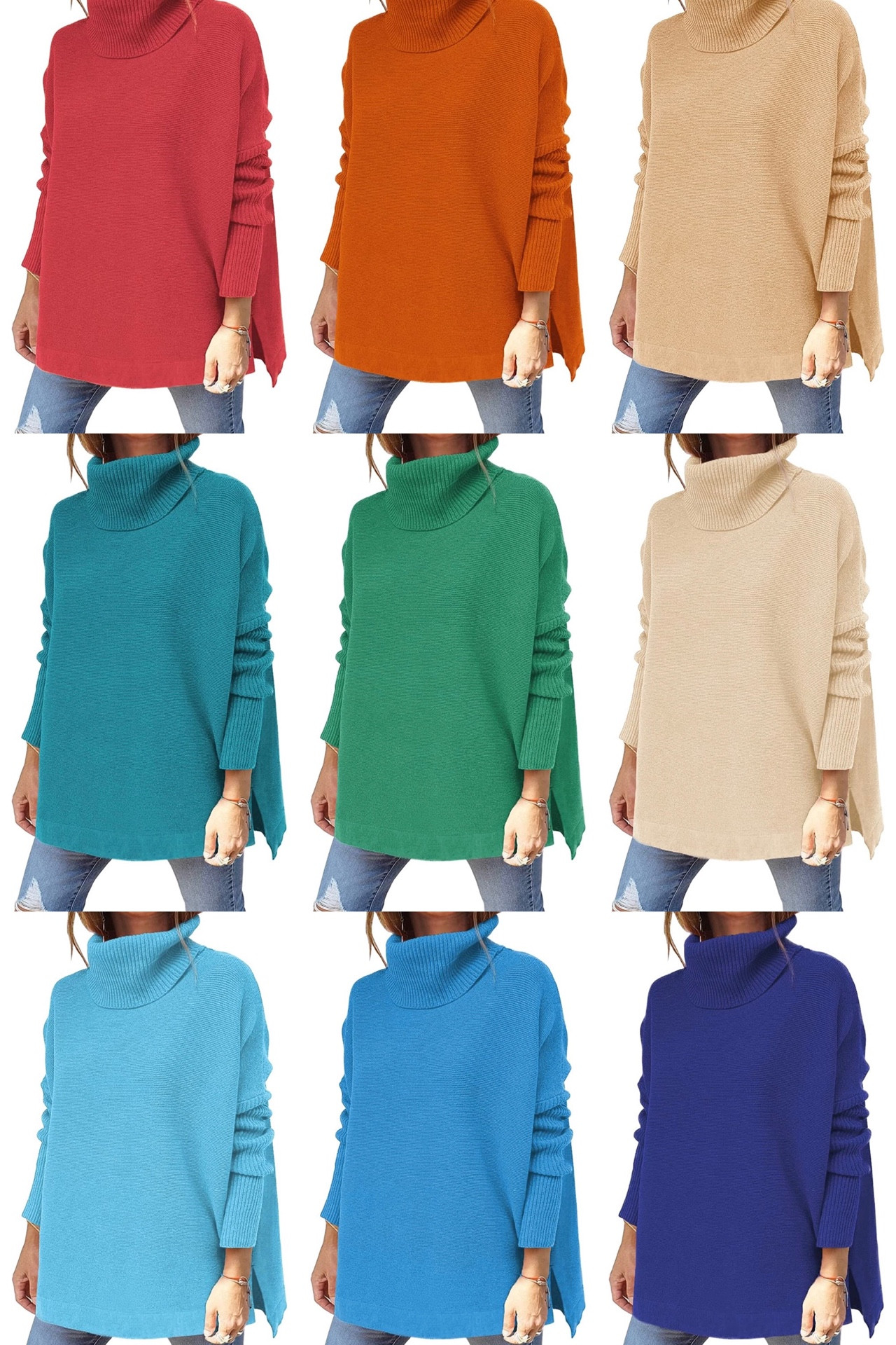 Turtleneck Sweaters for Springs at Amazon