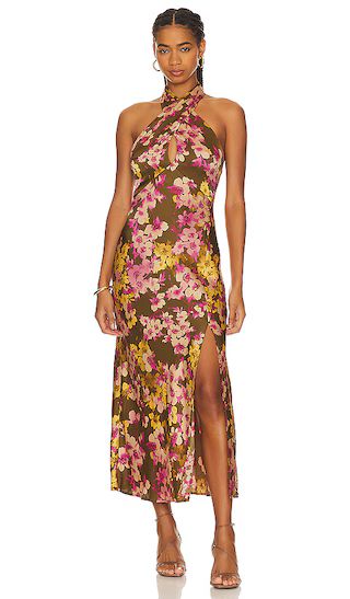Marissa Dress in Olive & Pink Floral | Revolve Clothing (Global)