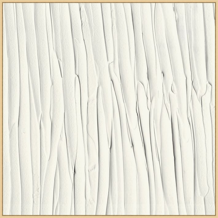 Linear Ivory Framed Wall Art | West Elm (US)