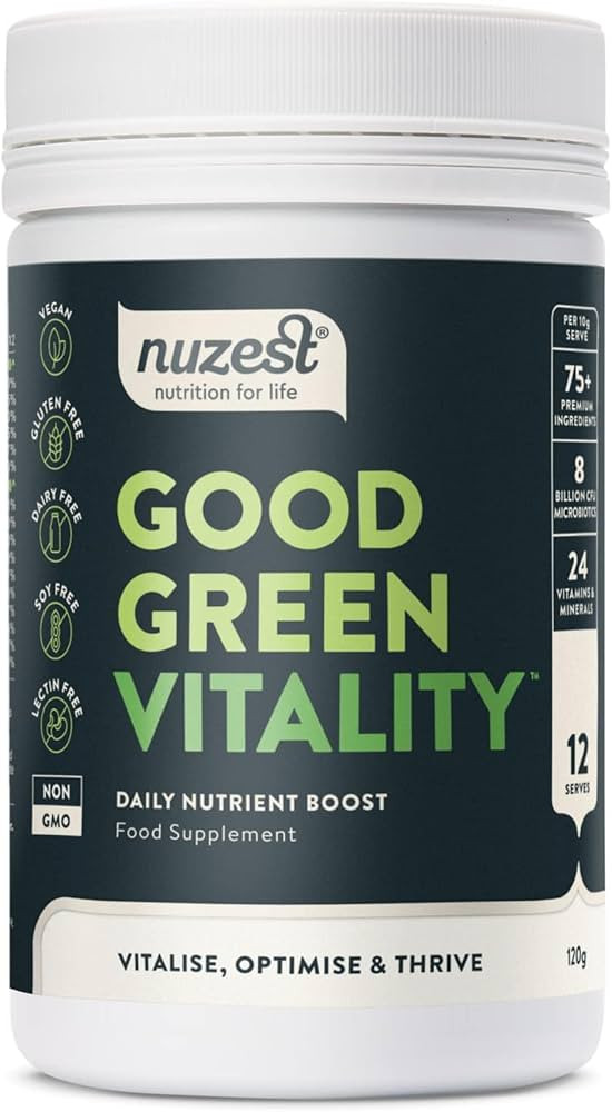Greens Powder by Nuzest – Good Green Vitality – Filled with Vitamins, Minerals & Superfoods ... | Amazon (UK)