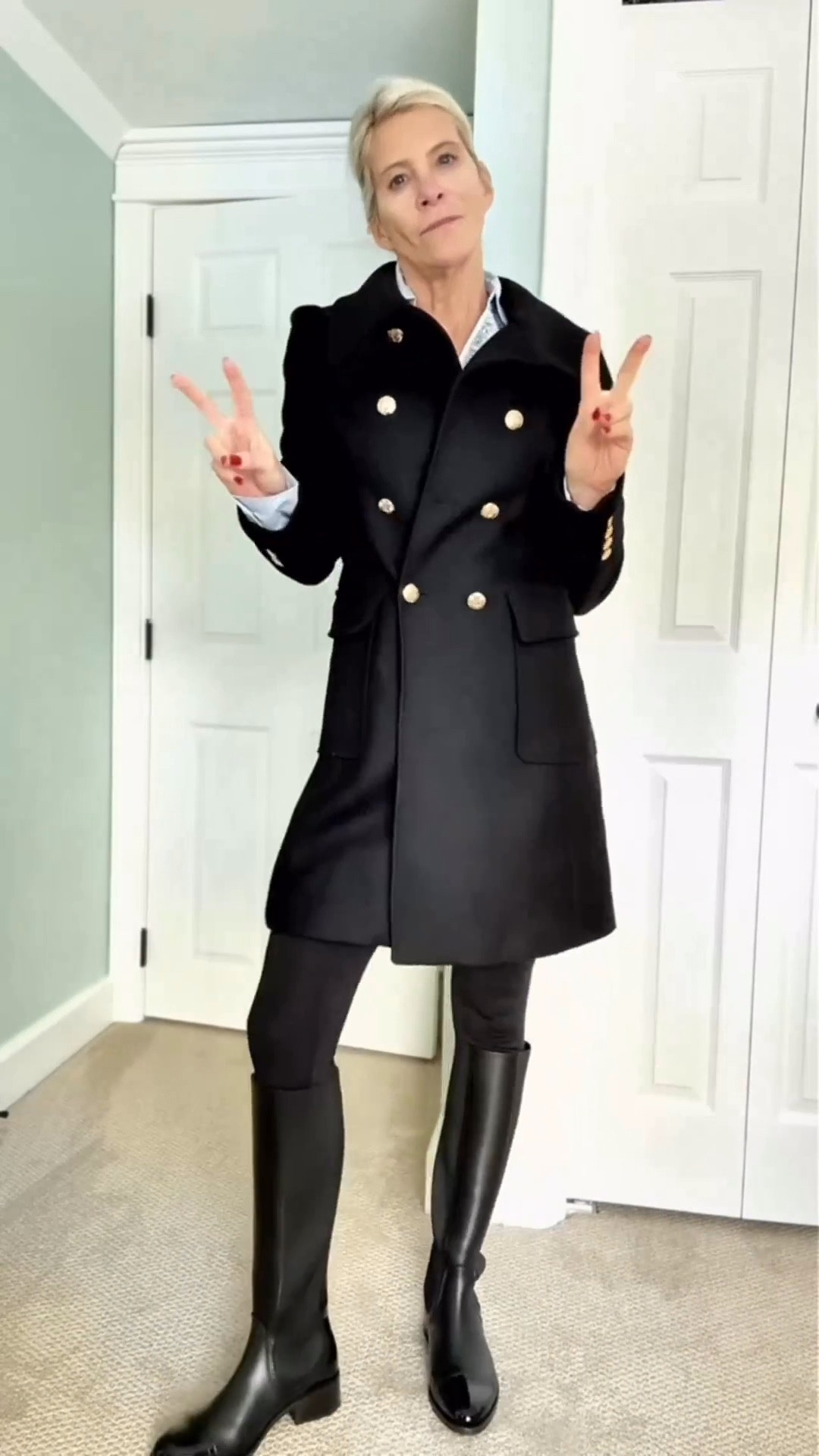 I typically skip anything too fitted…
but with tall boots? This might be a yes.