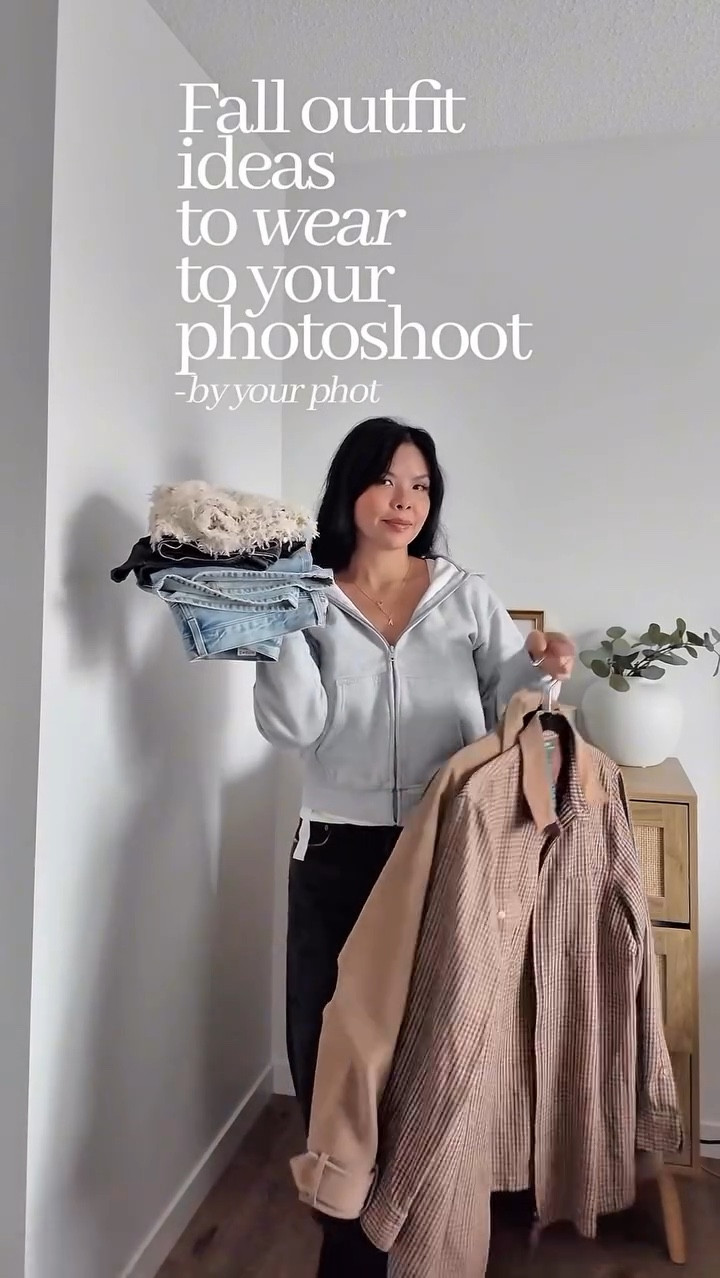 What to wear for a fall photoshoot. 
•
•
•
#FallFashion 
#FallStyle 
#OutfitInspo 
#SweaterWeather 
#FallOutfits 
#WhatToWear 
#CanadianFashion 
#PhotoshootStyle 
#LayeringSeason 
#AutumnVibes

#LTKpartywear #LTKcanada #LTKfamily