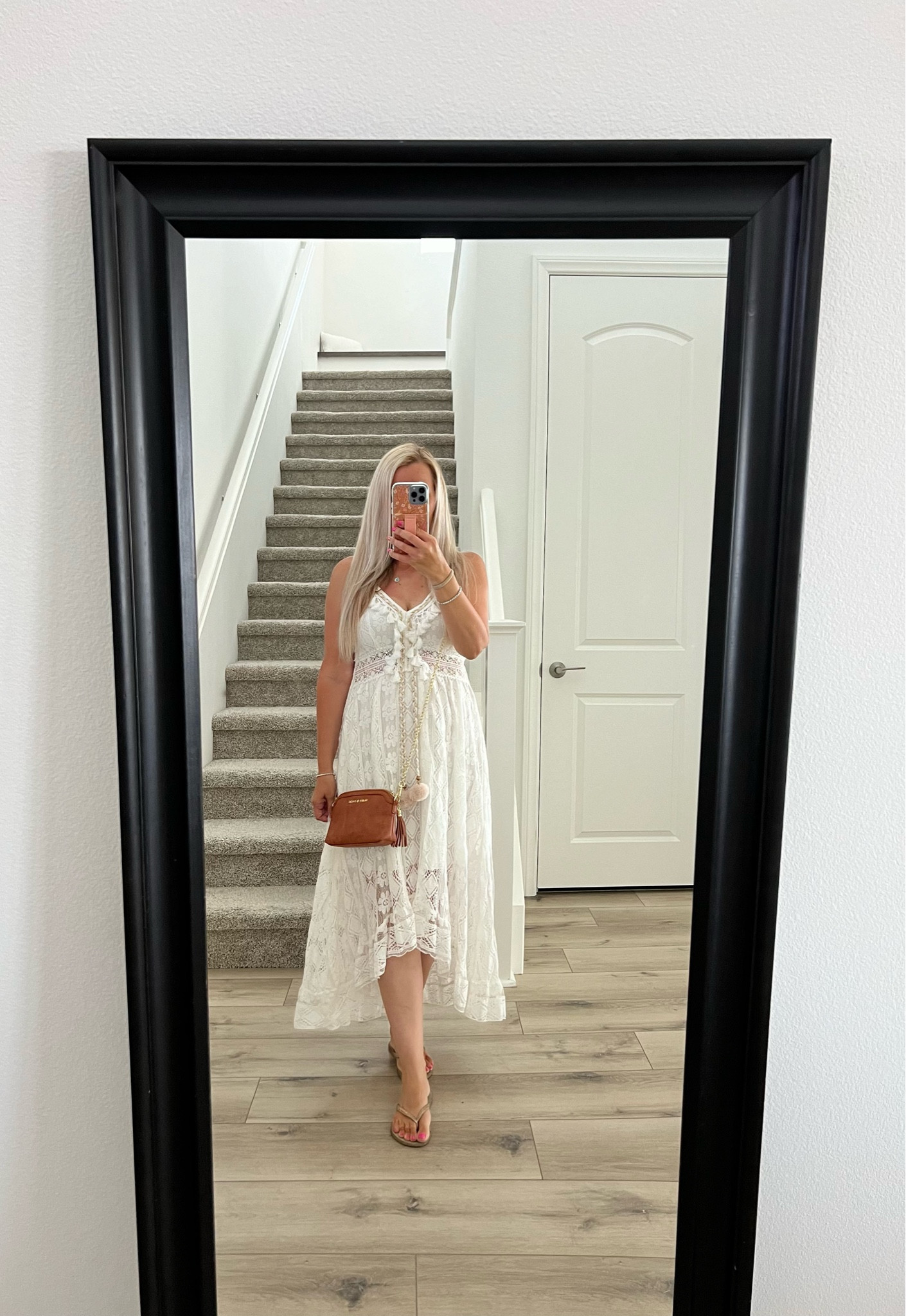 Father’s Day church fit! This is my favorite summer dress for brunch, church, or vacation - especially on a hot day! So pretty and feminine and so comfortable and flattering! And it’s super easy to get on and off! 

#LTKStyleTip #LTKSeasonal #LTKTravel