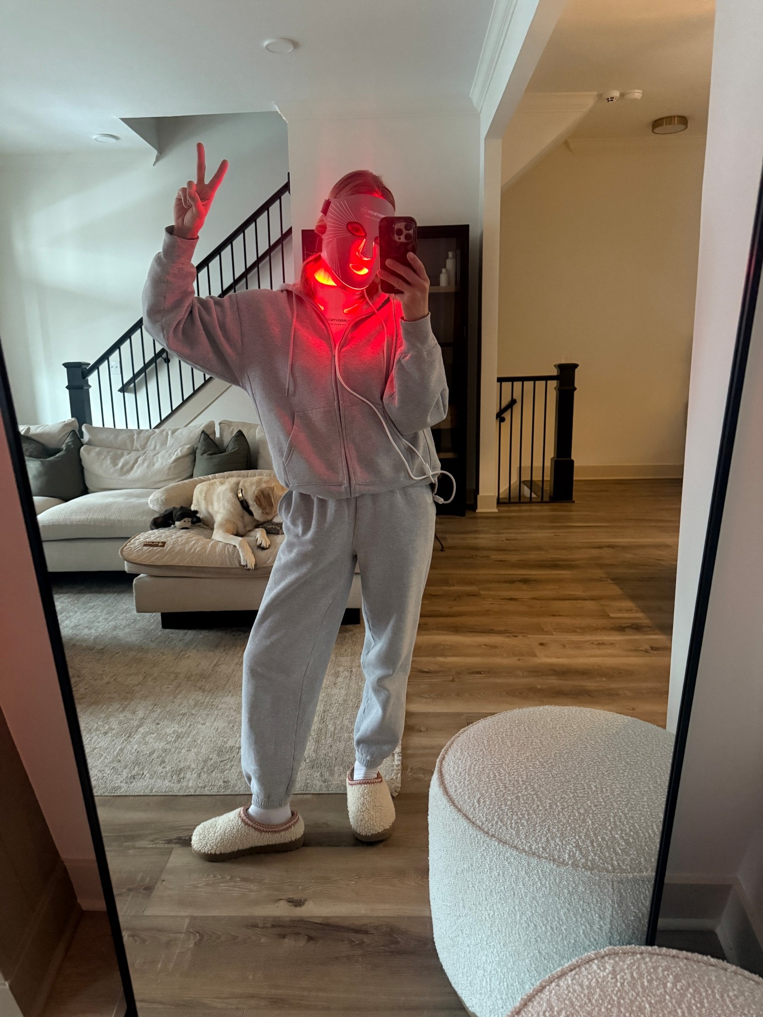 Wearing XS joggers, small zip-up sweatshirt, socks/slippers tts

Mask Code: LINDSEY10

#LTKBeauty #LTKmorningroutine #LTKselfcare