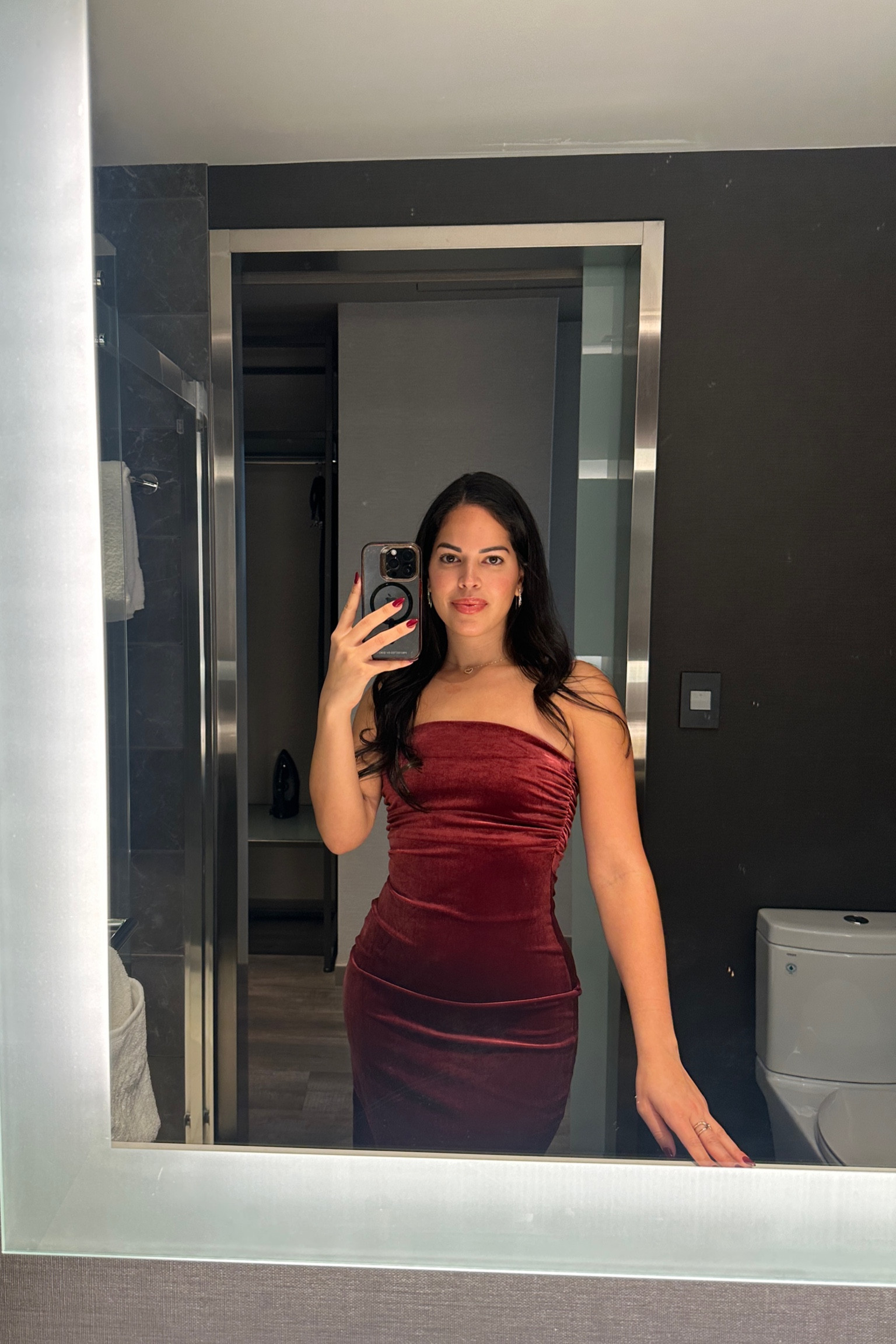 Perfect Holiday dress 😍 wearing XXS for reference. (Runs big)

#LTKFindsUnder50 #LTKSaleAlert #LTKHoliday