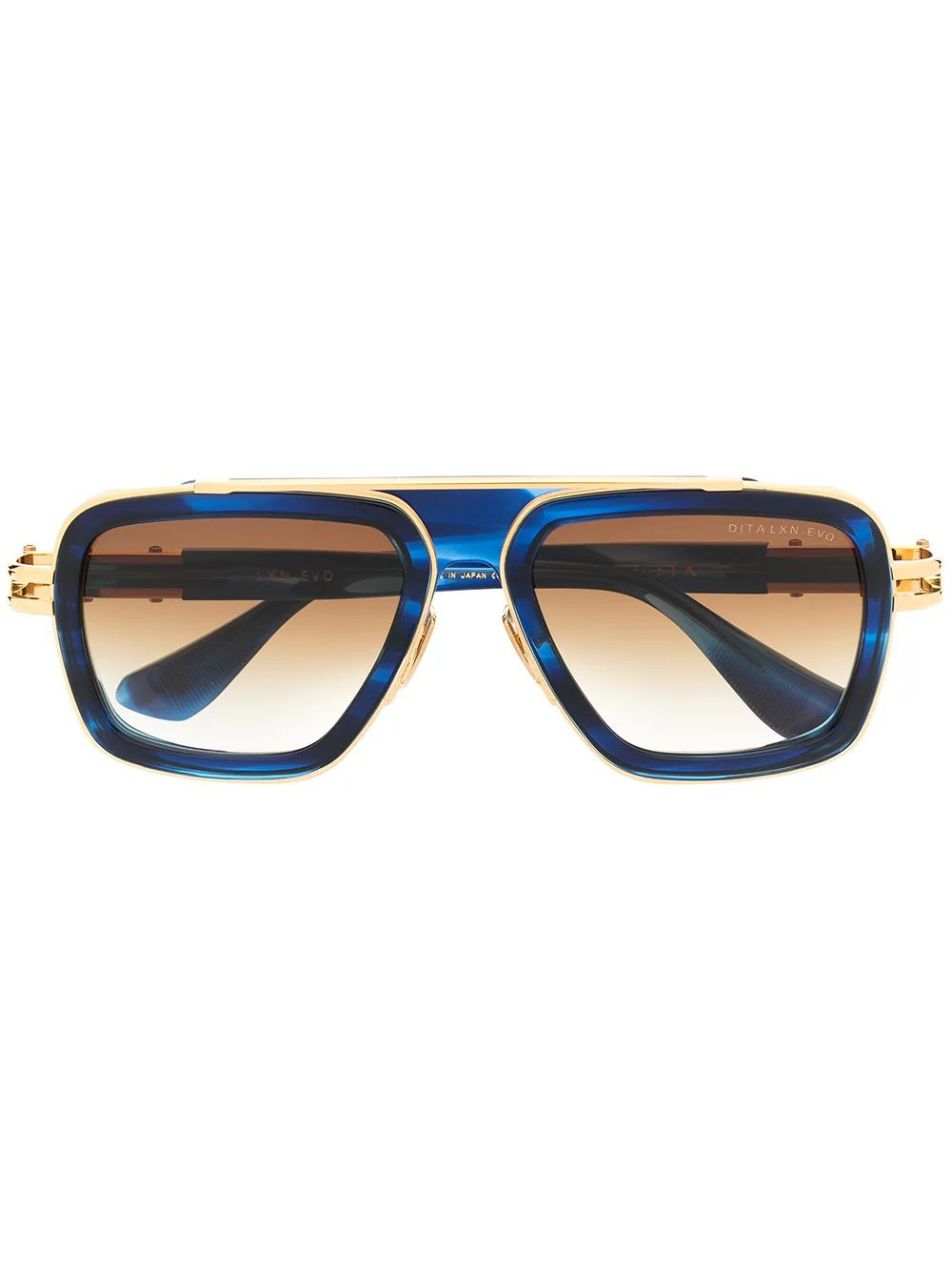 Dita Eyewear LXN-EVO pilot-frame sunglasses - Blue | Farfetch Global