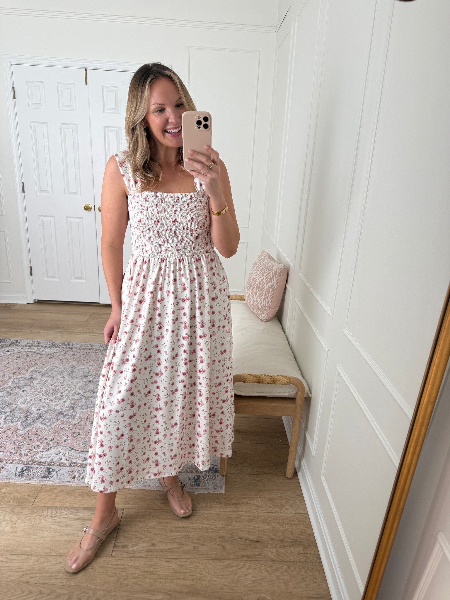 Wearing a med in this new Amazon dress! 