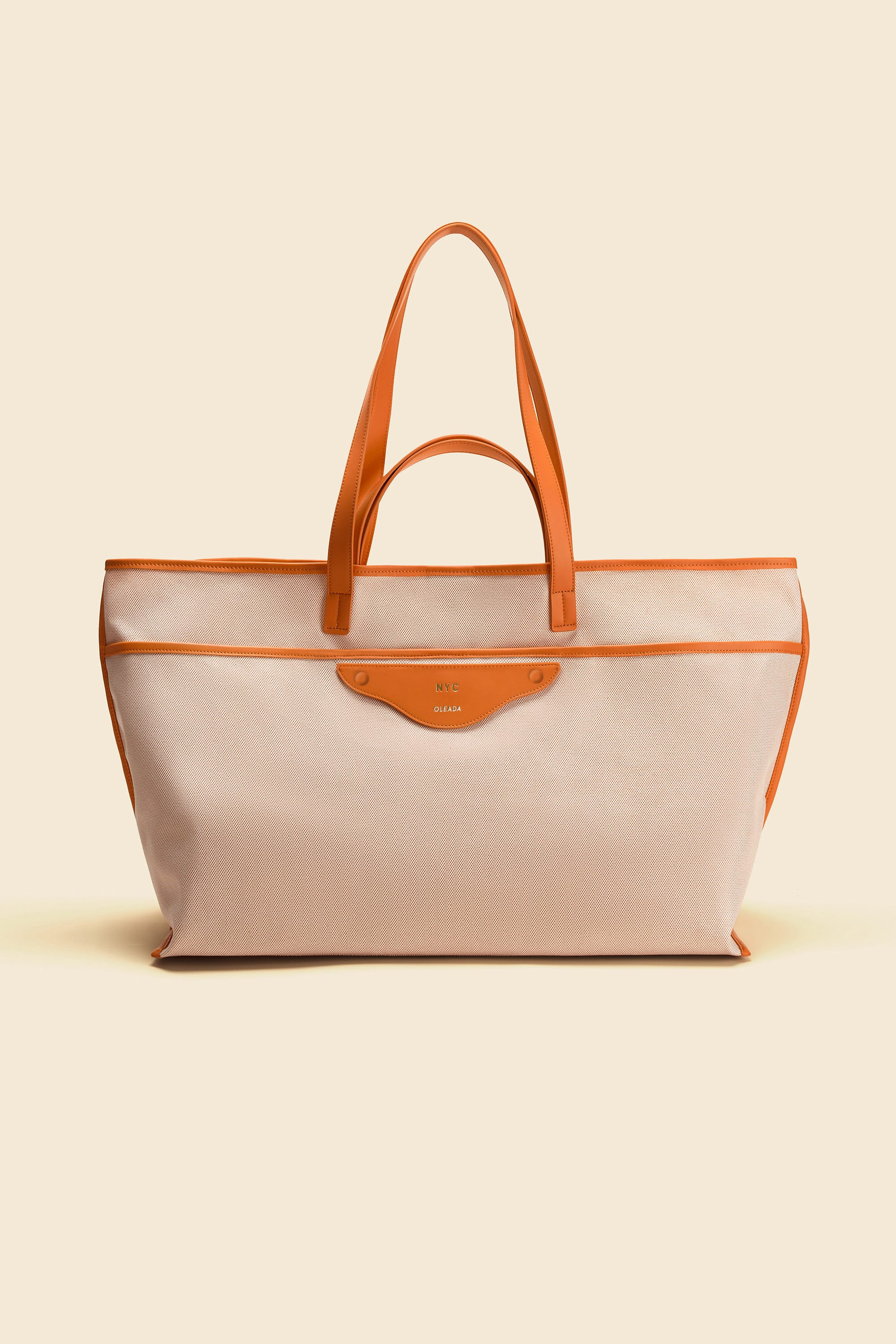 Shop The Coast Beach Tote: Leather & Canvas Beach Bag for Work & Travel | OLEADA | OLEADA