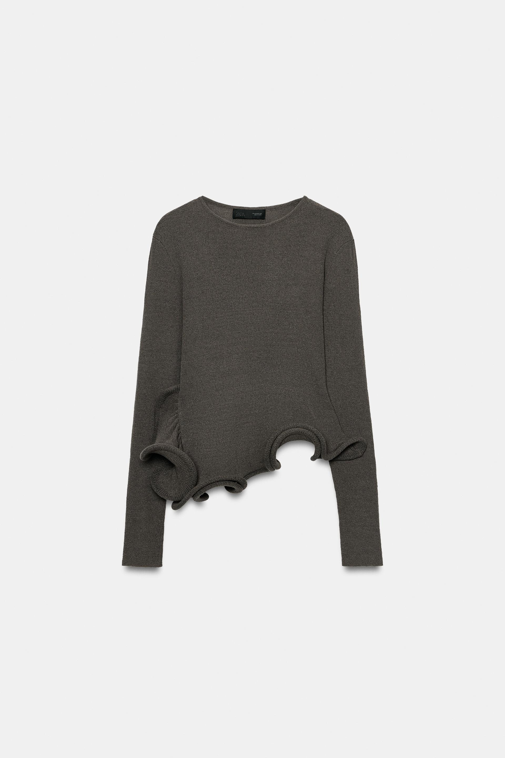 Zara - Chunky Knit Sweater - Women - Ecru - Women | Zara US