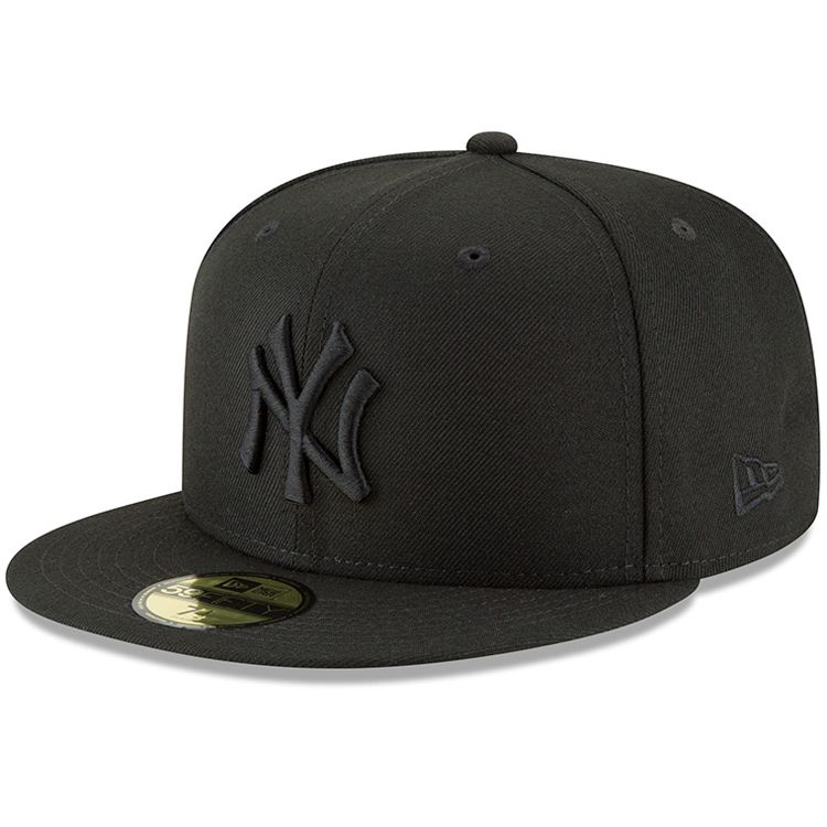 Men's New Era Black New York Yankees Primary Logo Basic 59FIFTY Fitted Hat | Fanatics