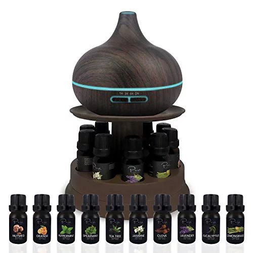 Ultimate Aromatherapy Diffuser & Essential Oil Set W/Rotating Display Stand - Ultrasonic Diffuser... | Walmart (US)