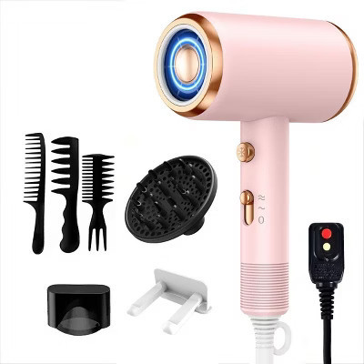 Hoey Professional Ionic Hair Dryer – 1800W Fast Drying, Low Noise Blow Dryer with 2 Concentrators and 1 Diffuser, for Home, Salon, and Travel | Target