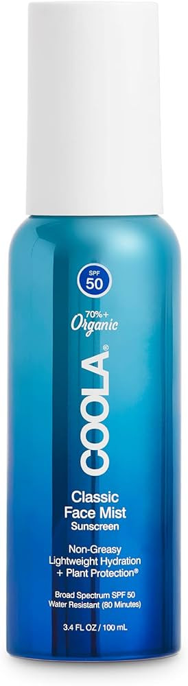 COOLA Organic Sunscreen SPF 50 Sunblock Face Mist, Dermatologist Tested Skin Care for Daily Prote... | Amazon (US)