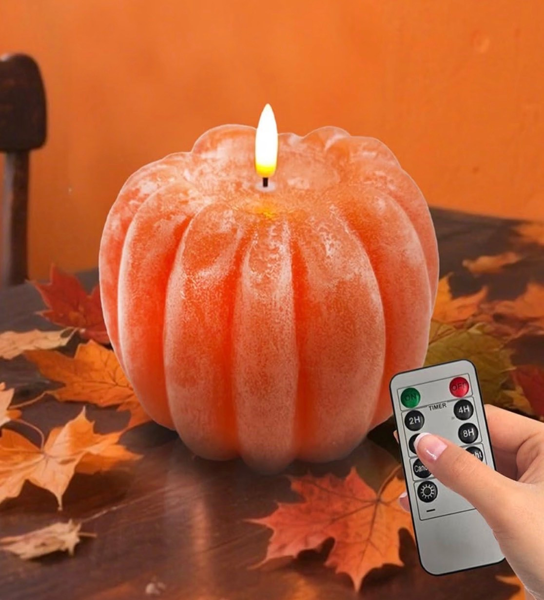 Viral LED pumpkin candle back in stock! 🎃

#LTKSaleAlert #LTKHome #LTKSeasonal