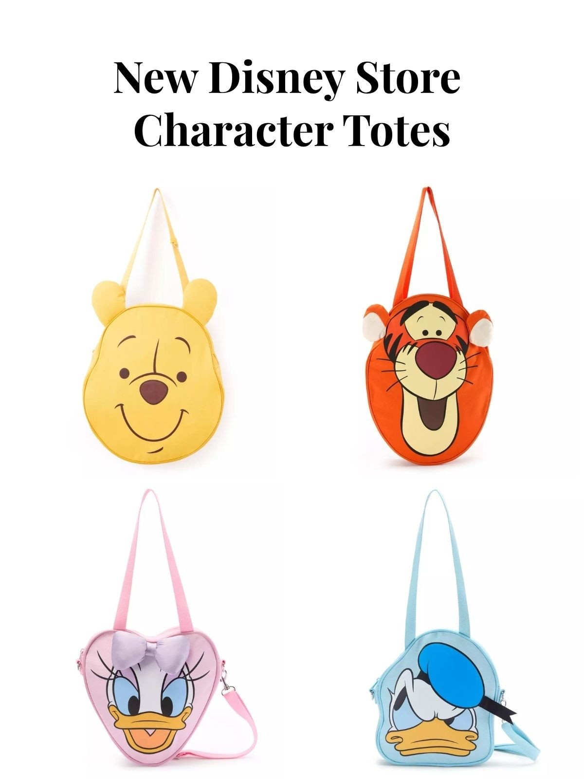New Disney Store character totes

#LTKTravel