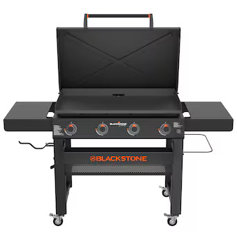 Blackstone 36" Culinary Omnivore Griddle with Hood 4-Burner Liquid Propane Flat Top Grill | Lowe's