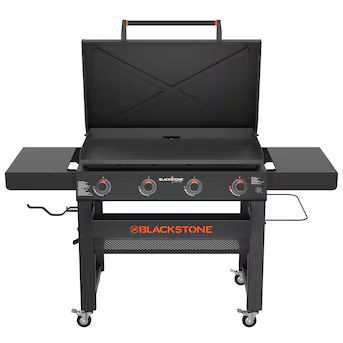 Blackstone 36 in Culinary Omnivore Griddle with Hood 4-Burner Liquid Propane Flat Top Grill | Lowe's