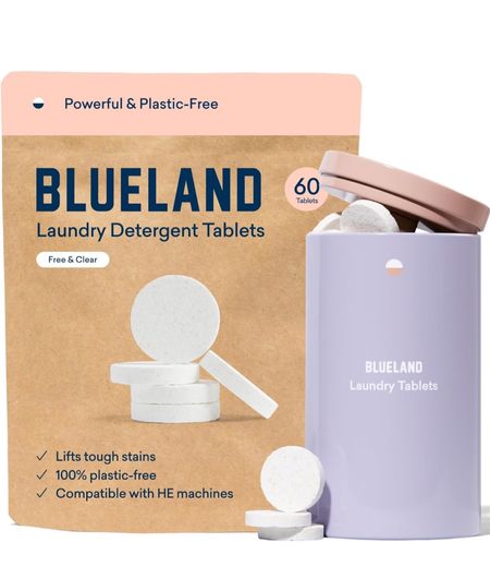 I recently started using these laundry tablets by Blueland and was super impressed by them! I am all for a good and clean product to use in our household and Blueland provides just that!

#LTKfamily #LTKU #LTKhome