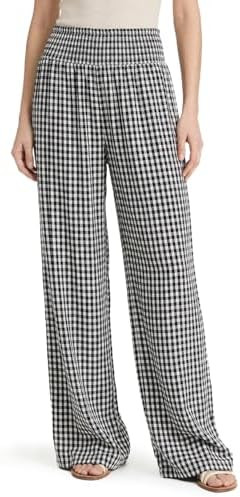 Zylioo Tall Pants for Women Long Inseam Wide Leg Palazzo Pants High Waisted Flowy Summer Beach Pa... | Amazon (US)