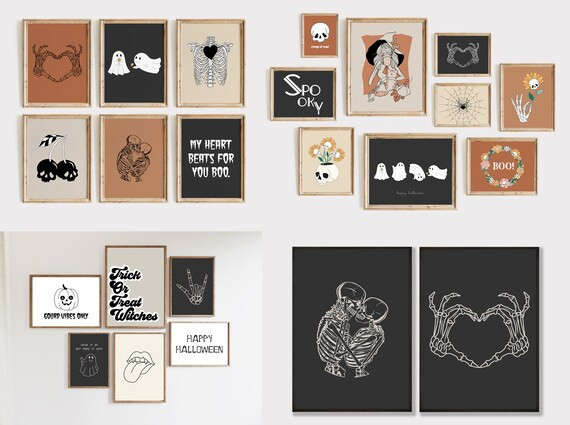 Halloween Mega Bundle Set  23 Printables Halloween Wall Art - Etsy | Etsy (US)