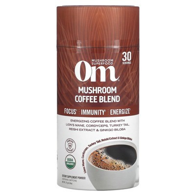 Om Mushrooms Mushroom Coffee Blend, 6.24 oz (177 g) | Target