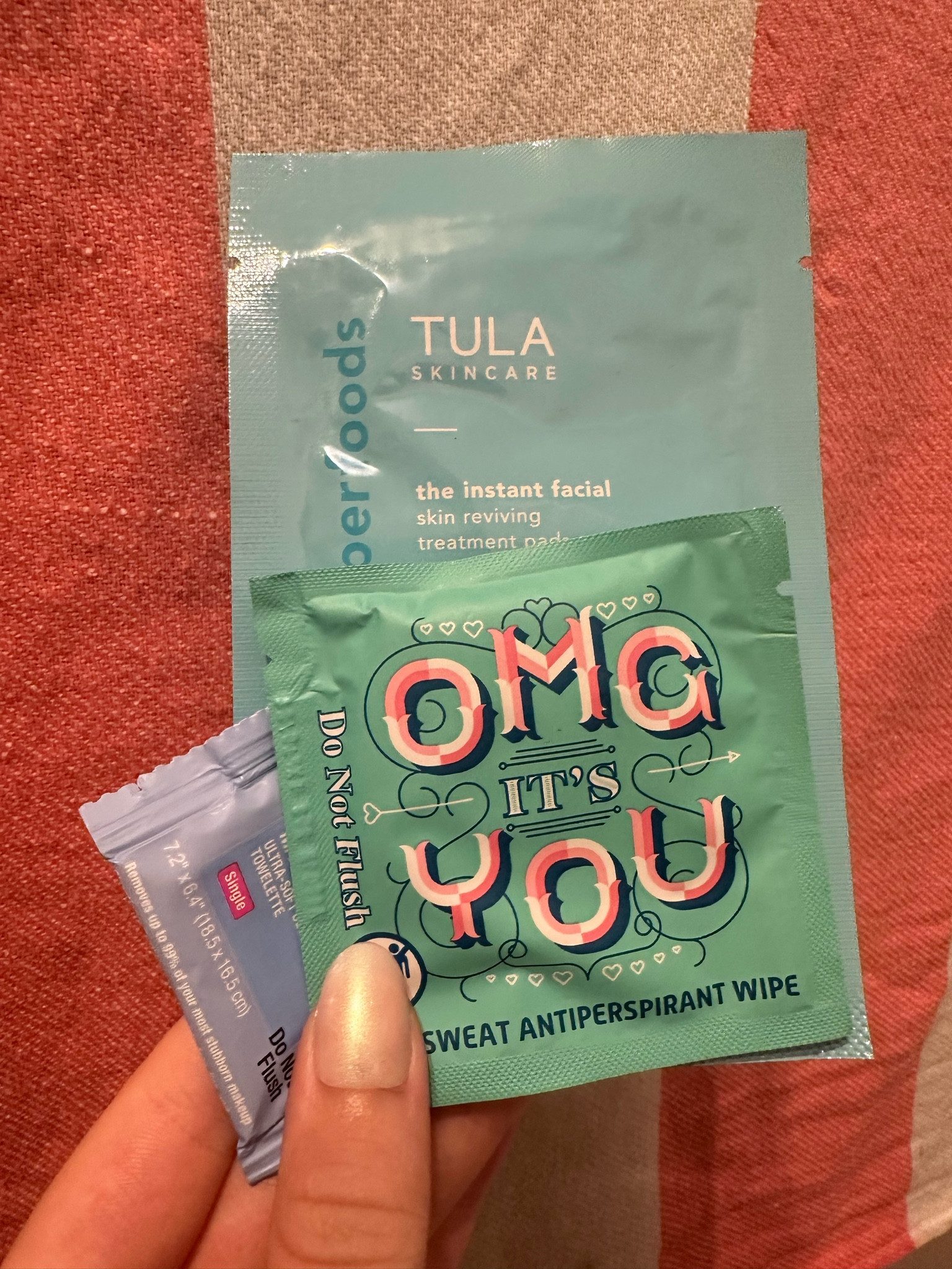 Single use individually wrapped travel favorites help save on space in your suitcase! I love that I can fit more liquids in the quart size bag, and that I can come home with less than what I packed. 

Amazon finds. Amazon favorites. Travel essentials. 

#LTKFindsUnder50 #LTKTravel